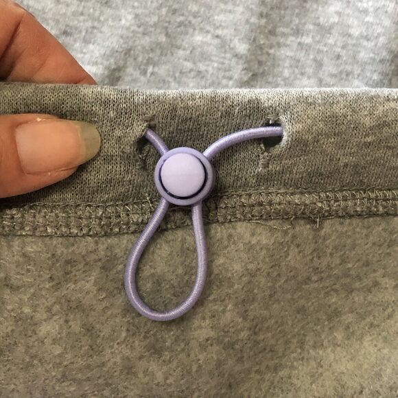 Aeropostale Aero Sport Fleece Crop Hoodie Kangaroo Pocket Drawstring Waist Large - Picture 13 of 13